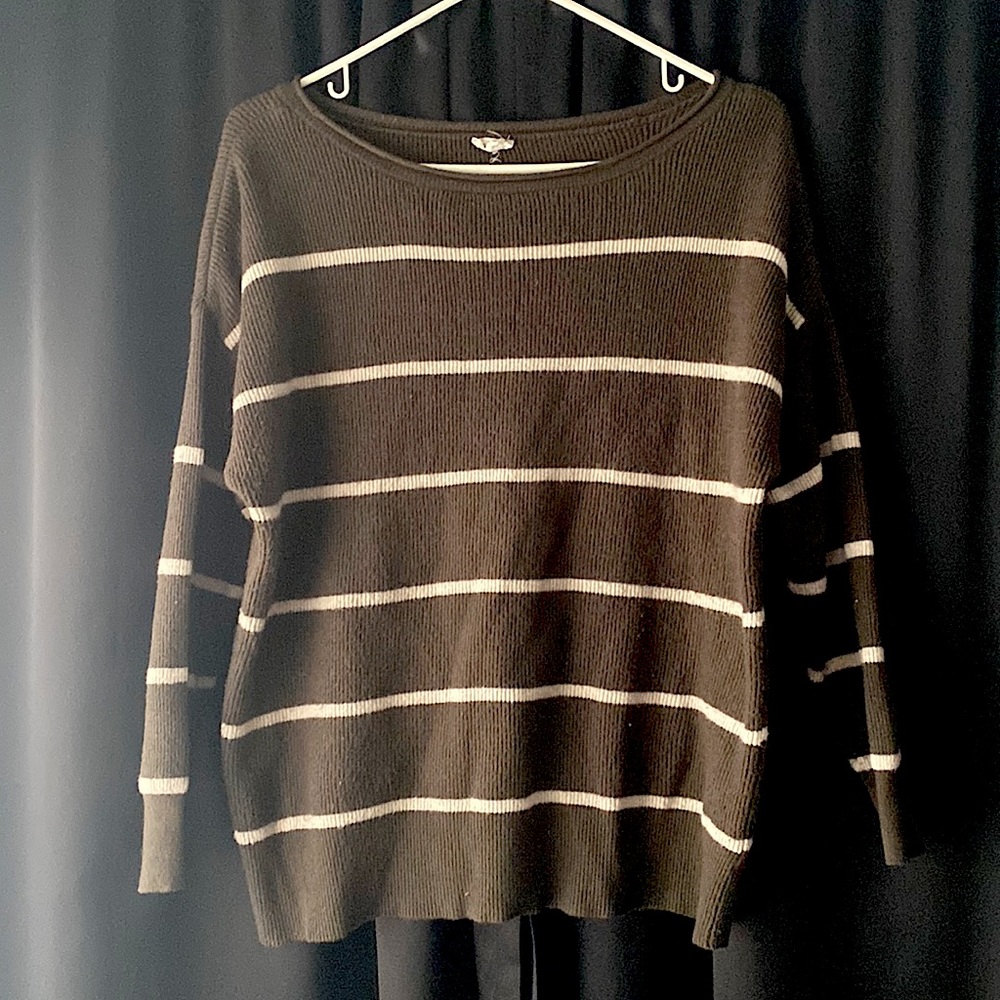 Brown Garage striped sweater